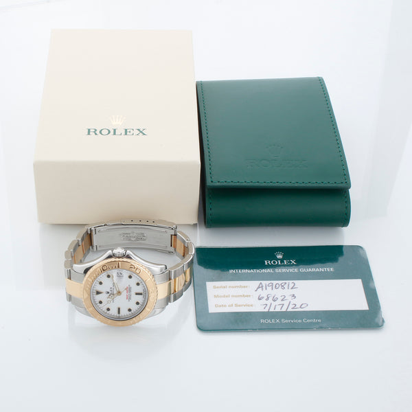 Rolex Midsize Yacht - Master  35mm Two-Tone Watch 68623