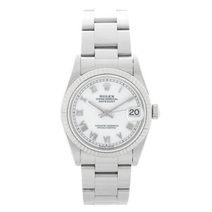 Rolex Datejust Midsize White Dial Steel Watch 78274