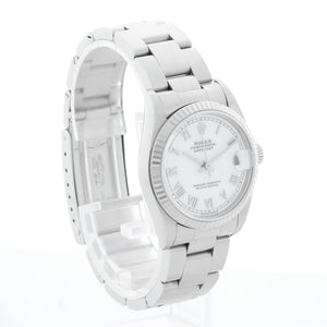 Rolex Datejust Midsize White Dial Steel Watch 78274