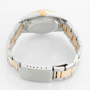 Rolex Datejust Men's White Stick Dial 2-Tone Watch 16233