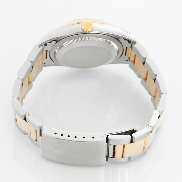 Rolex Datejust Men's White Stick Dial 2-Tone Watch 16233