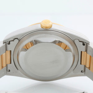 Rolex Datejust Men's White Stick Dial 2-Tone Watch 16233