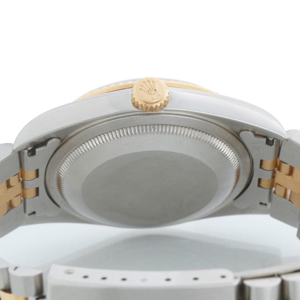 Rolex Datejust Men's Steel Watch 16233 Silver Dial