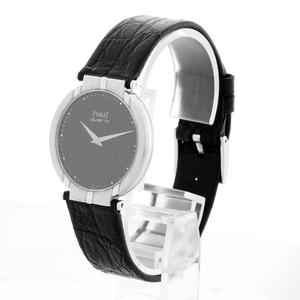 Piaget White Gold Men's Polo Dress Watch Ref. 7673