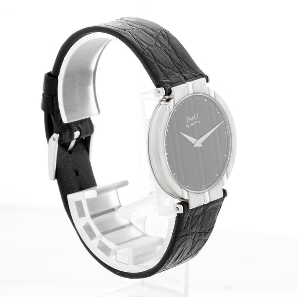 Piaget White Gold Men's Polo Dress Watch Ref. 7673