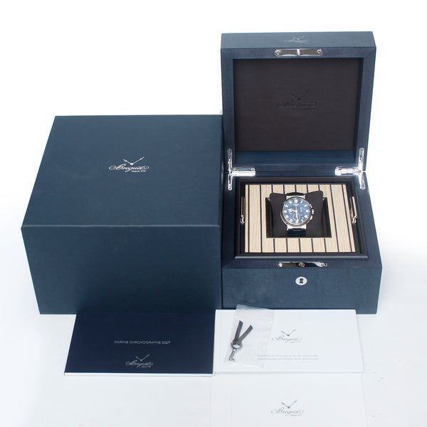 Breguet Marine Titanium Chronograph Men's Watch 5527TI/Y1/9WV