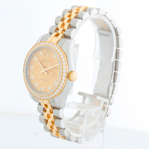 Rolex Datejust Midsize 31mm Steel & Gold Diamond Bezel 178383