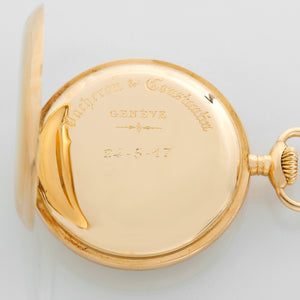 Vacheron Constantin Chronometre Royal 18k Yellow Gold Pocket Watch