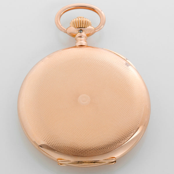 IWC 14k Gold Pocket Men's Hunting Case Antique Pocket Watch