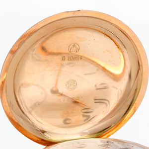 IWC 14k Gold Pocket Men's Hunting Case Antique Pocket Watch