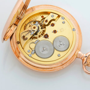 IWC 14k Gold Pocket Men's Hunting Case Antique Pocket Watch