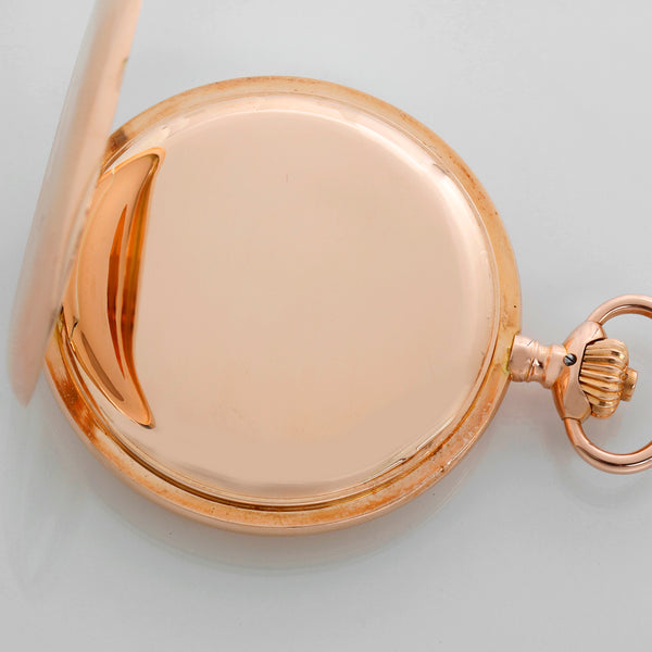 IWC 14k Gold Pocket Men's Hunting Case Antique Pocket Watch