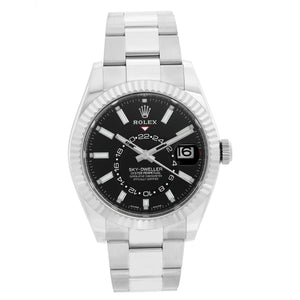 Rolex Sky-Dweller Stainless Steel Black Dial 326934