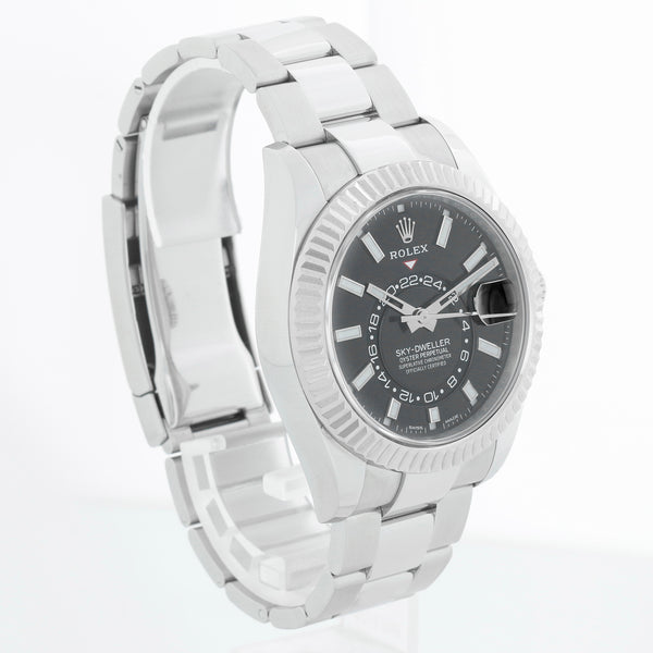 Rolex Sky-Dweller Stainless Steel Black Dial 326934