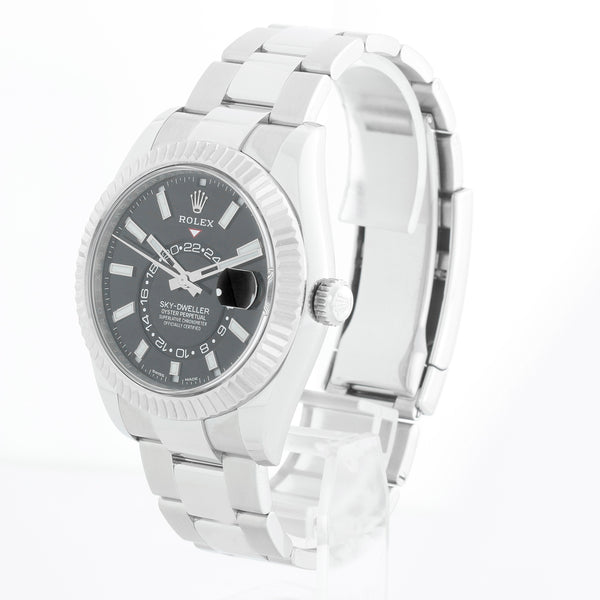 Rolex Sky-Dweller Stainless Steel Black Dial 326934