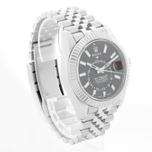 Rolex Sky-Dweller Stainless Steel Black Dial Jubilee 326934