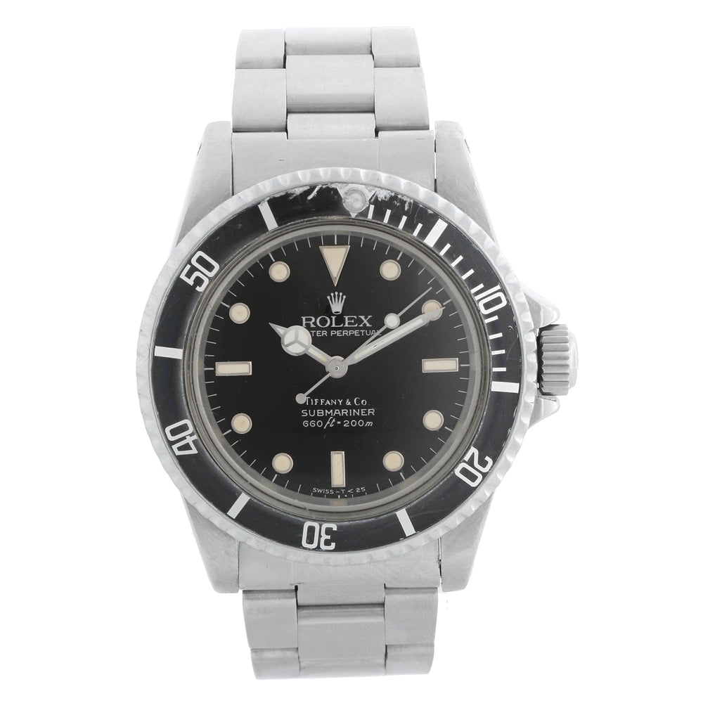 Vintage Rolex Submariner Tiffany " Spider " Dial Men's Automatic Watch 5513