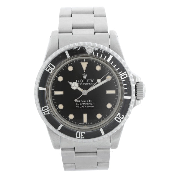 Vintage Rolex Submariner Tiffany " Spider " Dial Men's Automatic Watch 5513