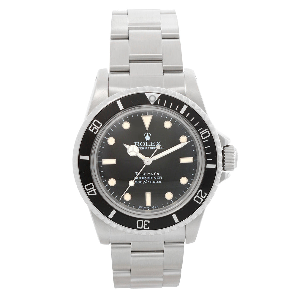 Vintage Rolex Submariner Tiffany " Spider " Dial Men's Automatic Watch 5513 – Image 2