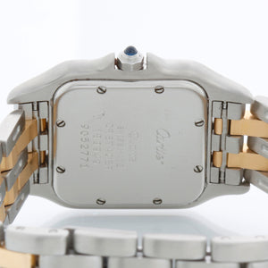 Cartier Midsize 2-Row Panther 2-Tone Steel & Gold Watch W25027B8