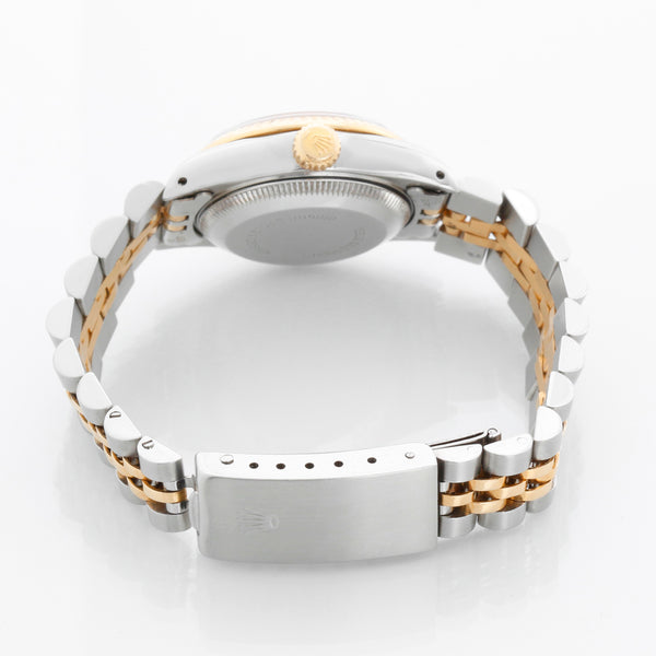 Rolex Ladies 2-Tone Datejust Watch 69173 White Roman Dial – Image 4