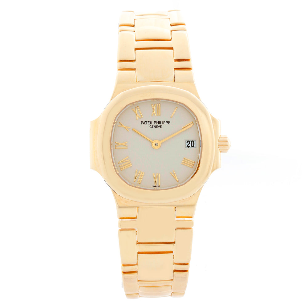 Patek Philippe Nautilus Ladies 18k Yellow Gold Watch Ref 4700/51J