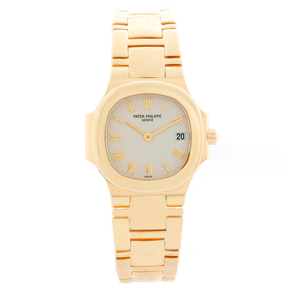 Patek Philippe Nautilus Ladies 18k Yellow Gold Watch Ref 4700/51J