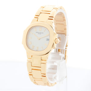 Patek Philippe Nautilus Ladies 18k Yellow Gold Watch Ref 4700/51J