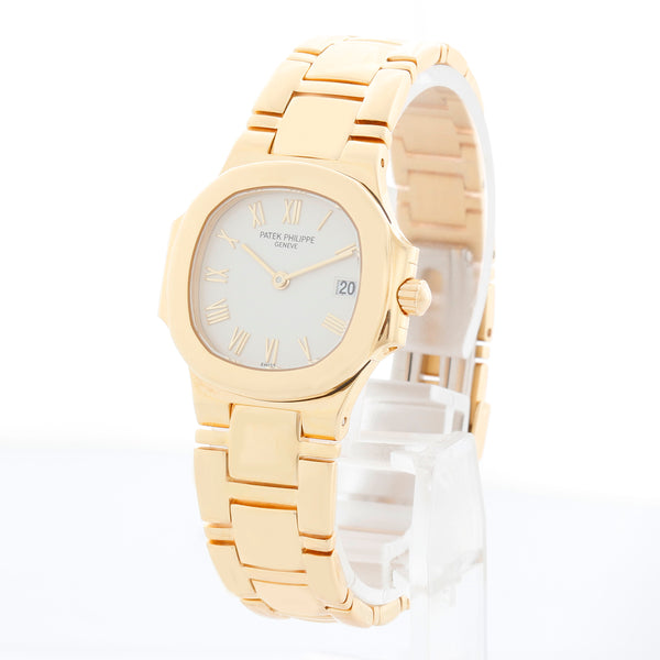 Patek Philippe Nautilus Ladies 18k Yellow Gold Watch Ref 4700/51J