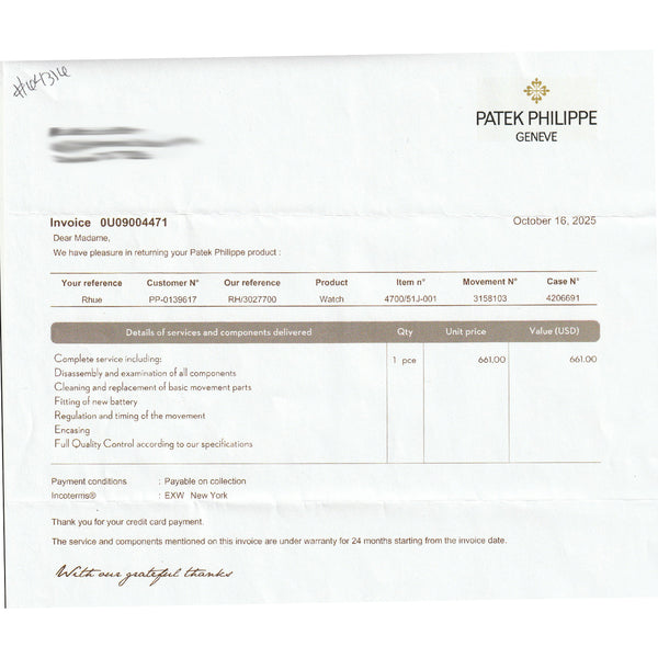 Patek Philippe Nautilus Ladies 18k Yellow Gold Watch Ref 4700/51J