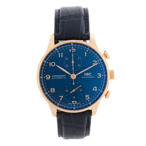 IWC Portuguese Chronograph Boutique Edition 41 Mm Portugieser Men's Rose Gold Watch IW371614