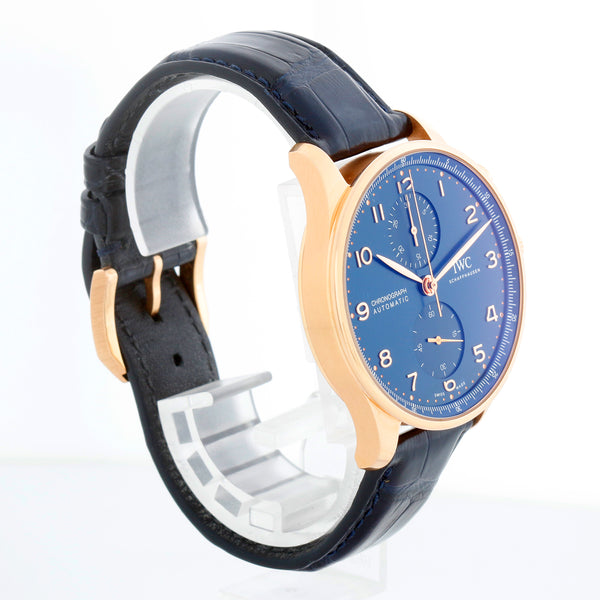 IWC Portuguese Chronograph Boutique Edition 41 Mm Portugieser Men's Rose Gold Watch IW371614