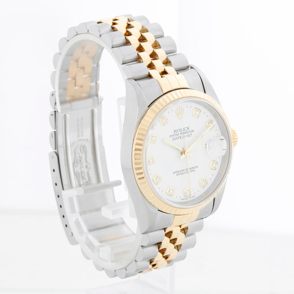 Rolex Datejust Men's 2-Tone Watch 16233