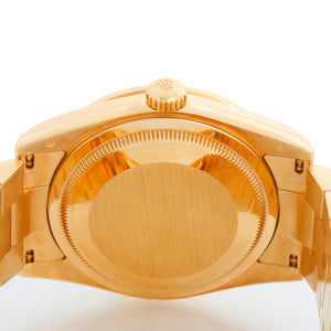 Rolex President Day-Date Men's Yellow Gold Watch Factory Diamonds 118348