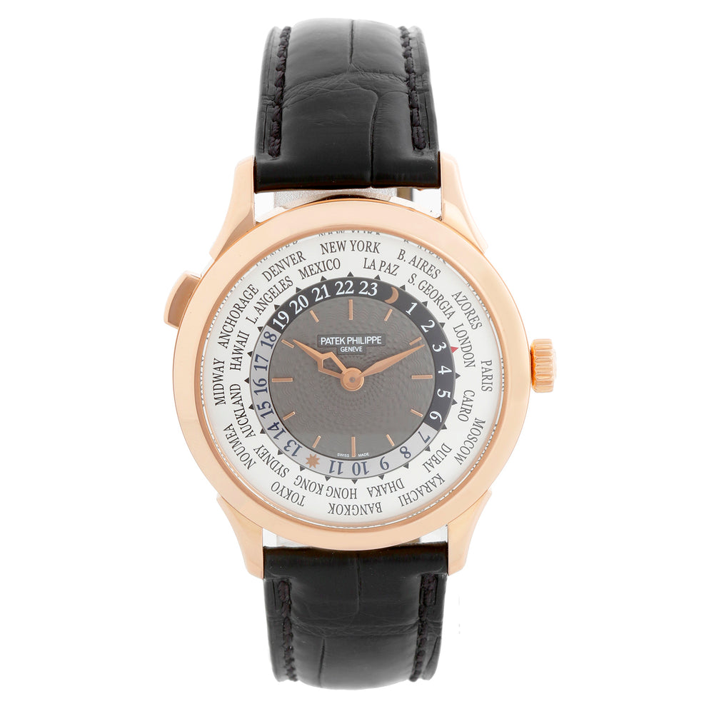 Patek Philippe World Time 18k Rose Gold Men's Watch 5230/1R (5230R)