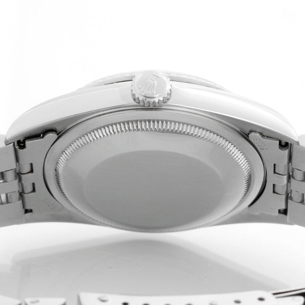 Rolex Datejust Men's Stainless Steel Watch 16234 Grey Tapestry