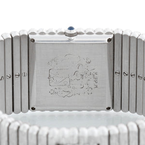 Piaget Emperador 18K White Gold Bark Mens Watch