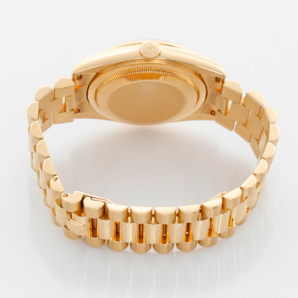 Rolex Day-Date President 18K Yellow Gold Mother of Pearl Dial Watch 118238