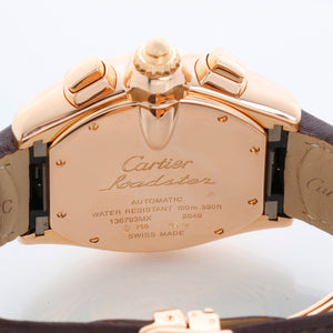 Cartier Roadster Chronograph XL 18k Rose Gold Men's Watch 2848 W62042Y5