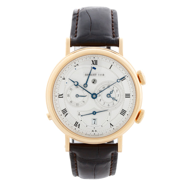 Breguet Classique Le Réveil du Tsar Alarm Dual Time 18k Yellow Gold Men's Watch 5707 BA (5707BA/12/9)