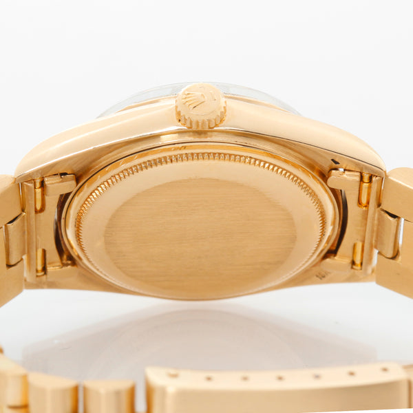 Rolex President Day-Date 18k Gold Barked Men's Watch 1807 – Image 5