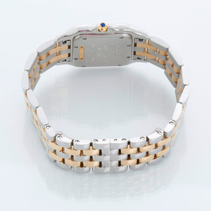 New Style Cartier Panthere 2-Tone 2-Row Medium Watch W2PN0007