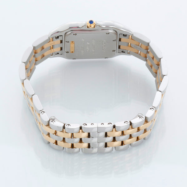 New Style Cartier Panthere 2-Tone 2-Row Medium Watch W2PN0007