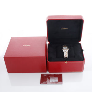 New Style Cartier Panthere 2-Tone 2-Row Medium Watch W2PN0007