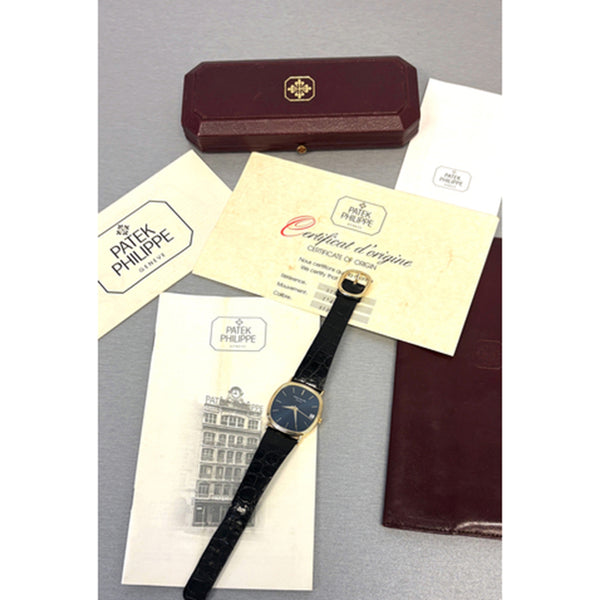 Patek Philippe 18k Yellow Gold Ellipse Watch Ref. 3734