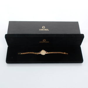 Concord 14K Yellow Gold Diamond and Ruby Ladies Dress Watch