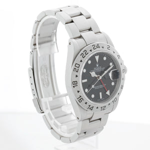 Rolex Explorer II Men's Stainless Steel Watch 16570  Black Dial with Date