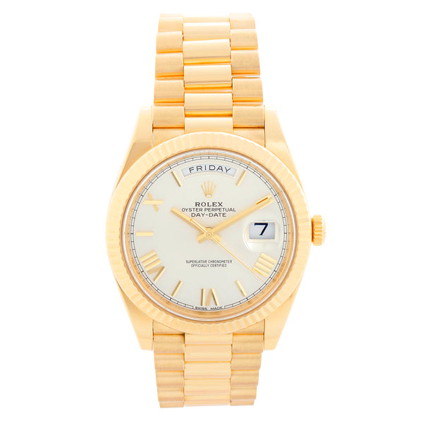 Rolex Day-Date 40 President 18k Yellow Gold Men's 40mm Watch 228238