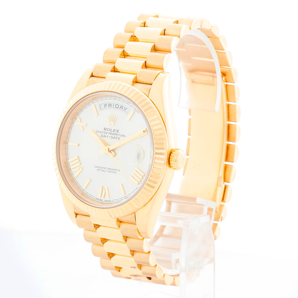 Rolex Day-Date 40 President 18k Yellow Gold Men's 40mm Watch 228238