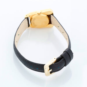 Omega " Asymetric " Ladies 18K Yellow Gold Wrist Watch